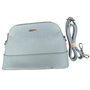 Yani Jadore Crossbody Bag With Adjustable Strap Light Blue zipper purse READ